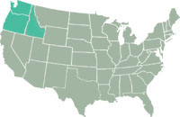 Oregon, Washington