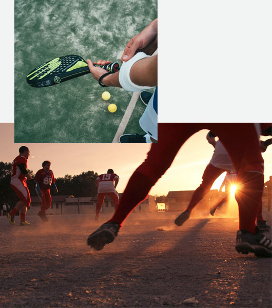 Programme Athletic pour les joueurs de football, basket-ball, tennis et golf