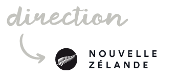 Direction Nouvelle-Zélande