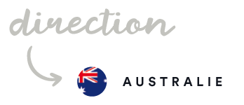 Direction Sydney et l'Australie