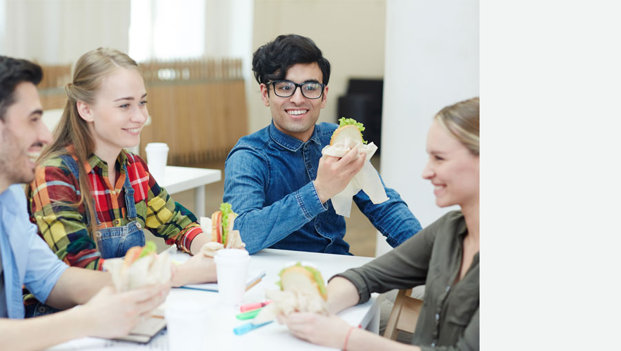 repas de midi en highschool