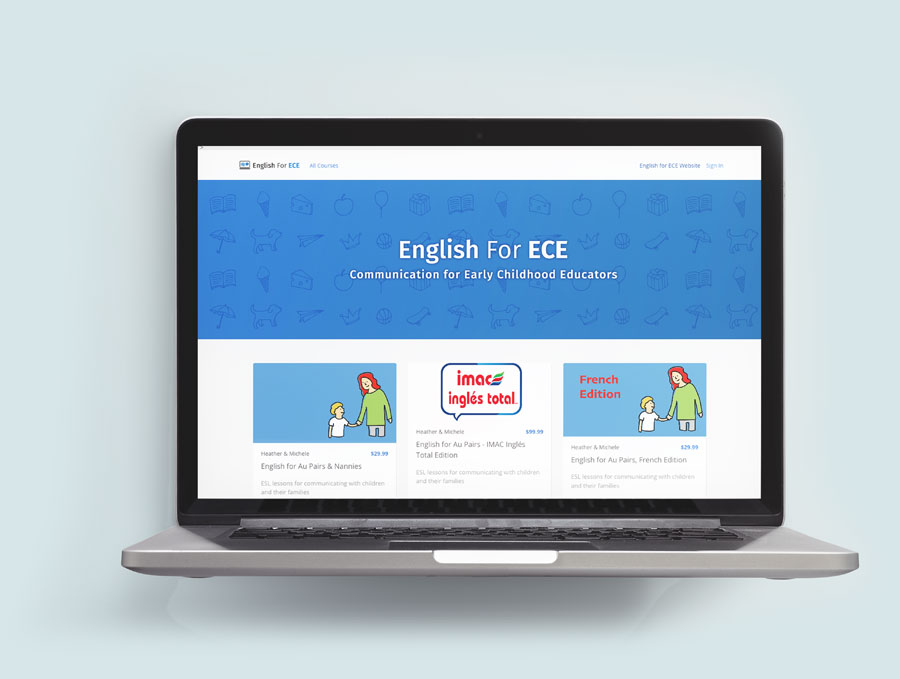 plateforme de cours d'anglais en ligne English for ECE